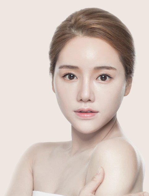 Before and after Korean face filler results in Korea