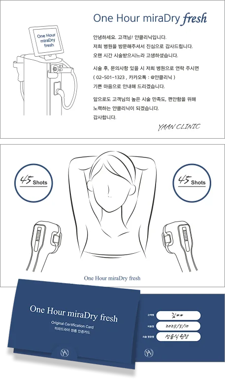 信頼にもとづく miraDry 正規品確認ポリシー ― ソウル江南の Yaan Clinic