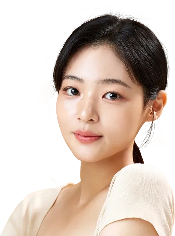 ภาพนางแบบแสดงรอบดวงตาหลังทำ Eye Lifting