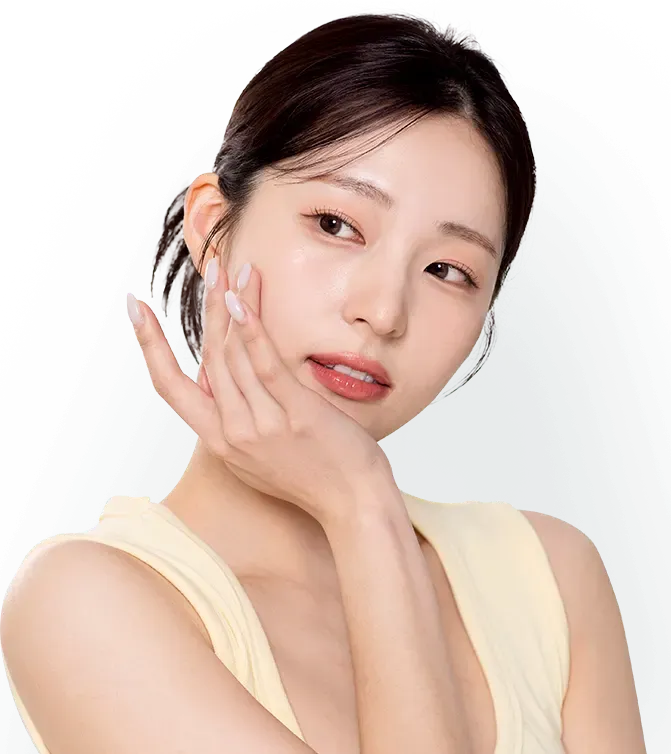 Rejuran Healer 治疗示意（模特照片：面部肌肤）