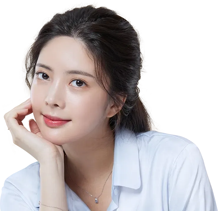 Botox の施術イメージ（モデル写真：顔・フェイスライン・ふくらはぎ）