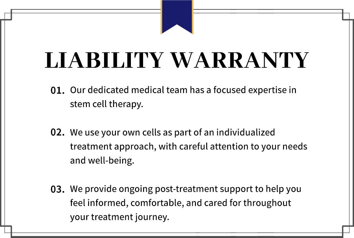 Yaanclinic patient care commitment highlighting personalized stem cell therapy, medical expertise, and ongoing post-treatment support in Gangnam, Seoul, Korea